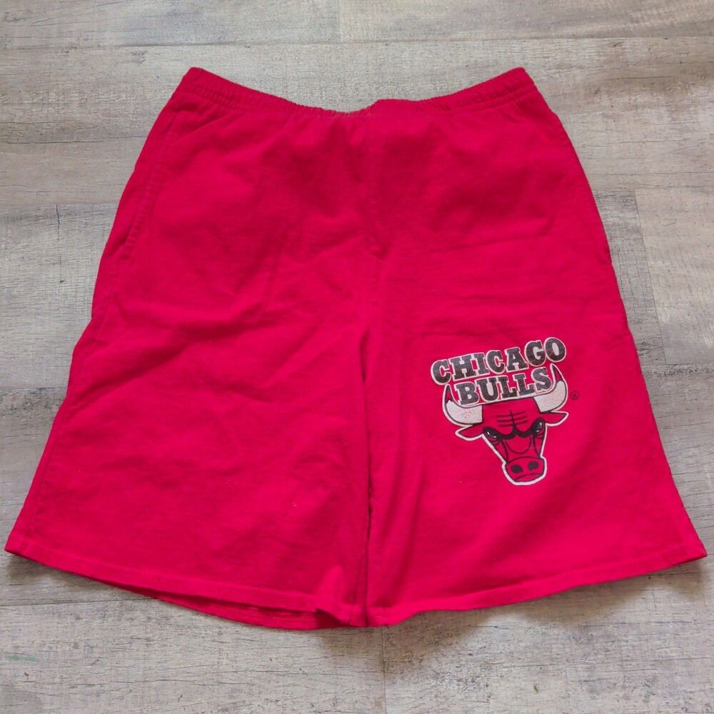 Vintage The Game Chicago Bulls Shorts Mens Size XL Red Basketball NBA 90s